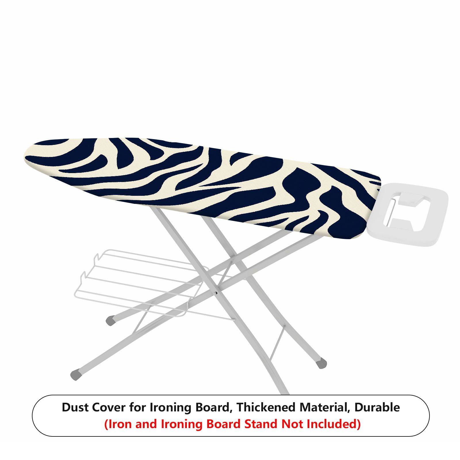 1-Piece Zebra Pattern Striped Chic  Ironing Board Cover, Universal Size, Without Board