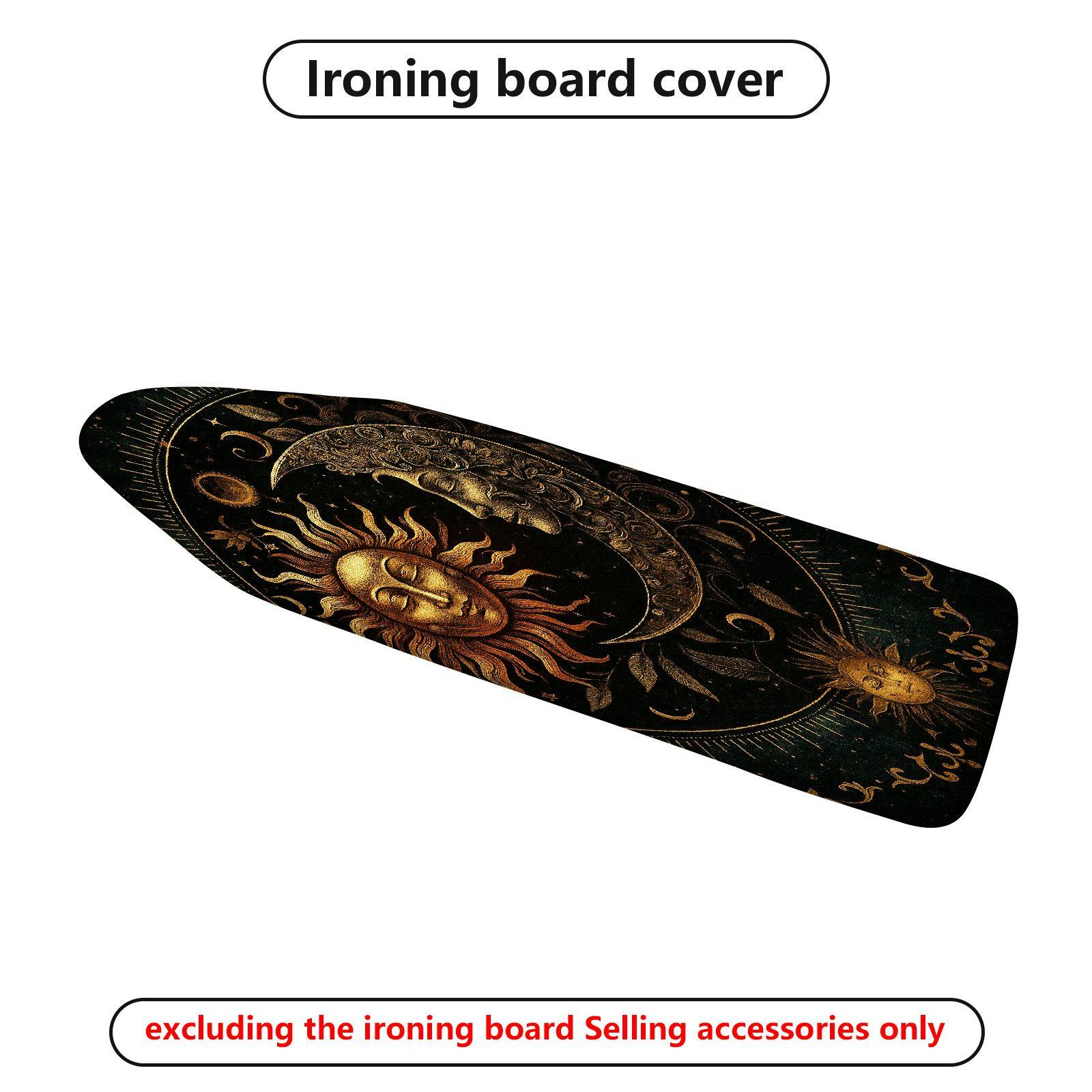1-Piece Sun Moon Star  Ironing Board Cover, Universal Size, Without Board
