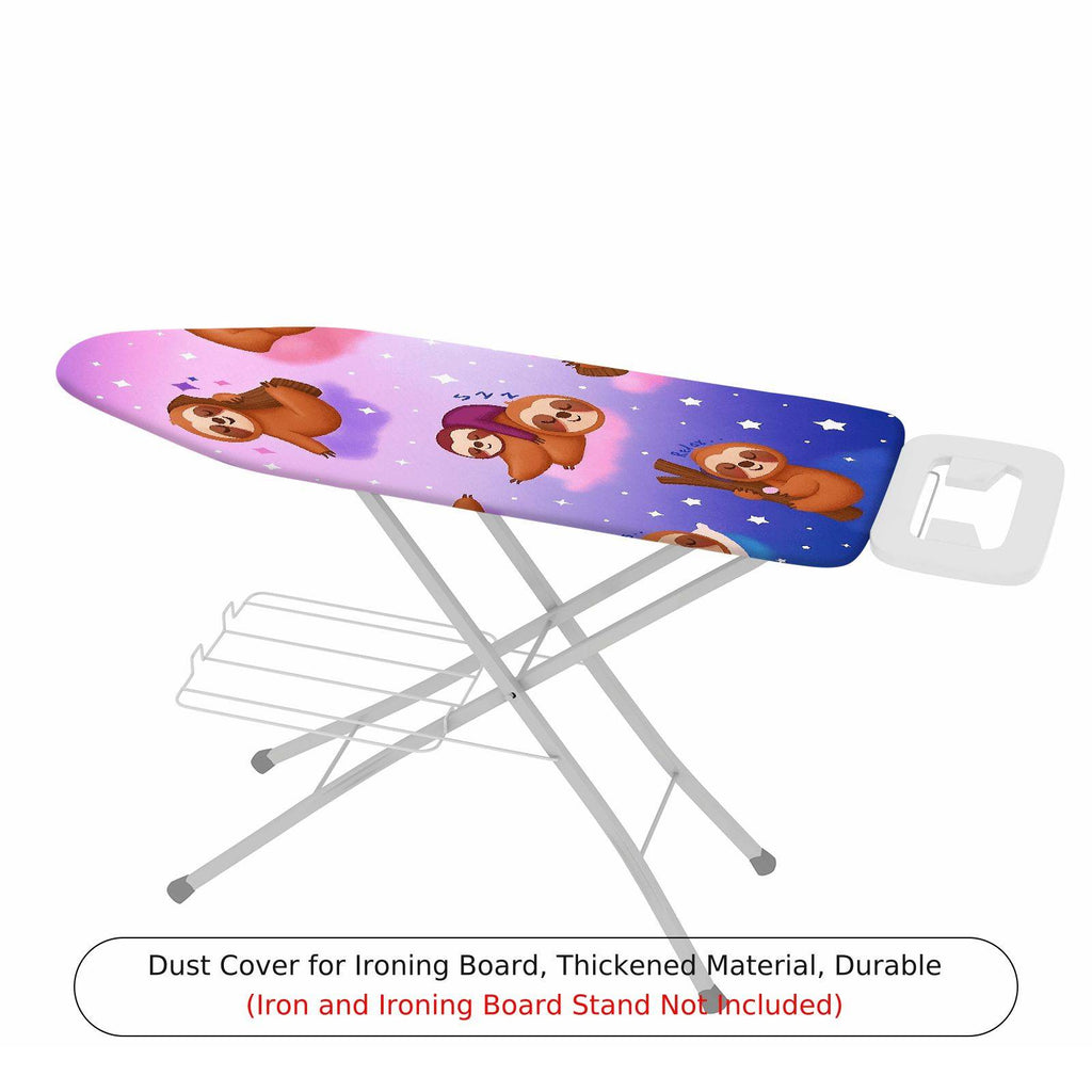 1-Piece Cute Sloth Star Night  Ironing Board Cover, Universal Size, Without Board