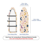 1-Piece Moon Star Sun  Ironing Board Cover, Universal Size, Without Board