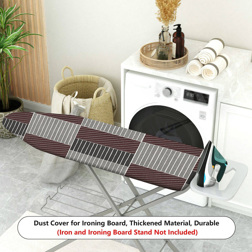 1-Piece Striped Geometric Modern  Ironing Board Cover, Universal Size, Without Board