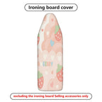 1-Piece Strawberry Heart Pink  Ironing Board Cover, Universal Size, Without Board
