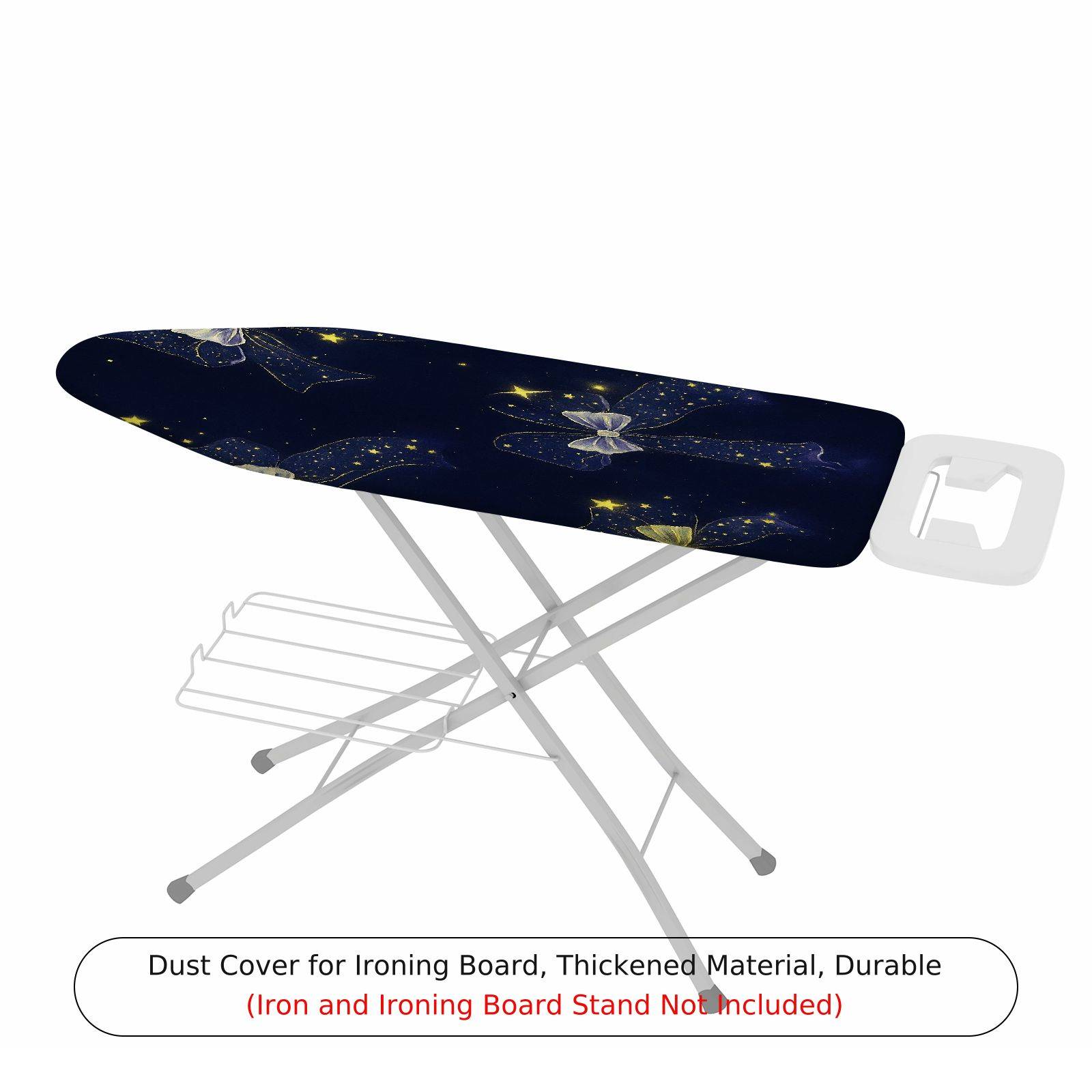 1-Piece Starry Ribbon Twinkle Blue  Ironing Board Cover, Universal Size, Without Board