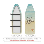 1-Piece Beach Relax Starfish  Ironing Board Cover, Universal Size, Without Board