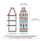 1-Piece Winter Christmas Deer  Ironing Board Cover, Universal Size, Without Board