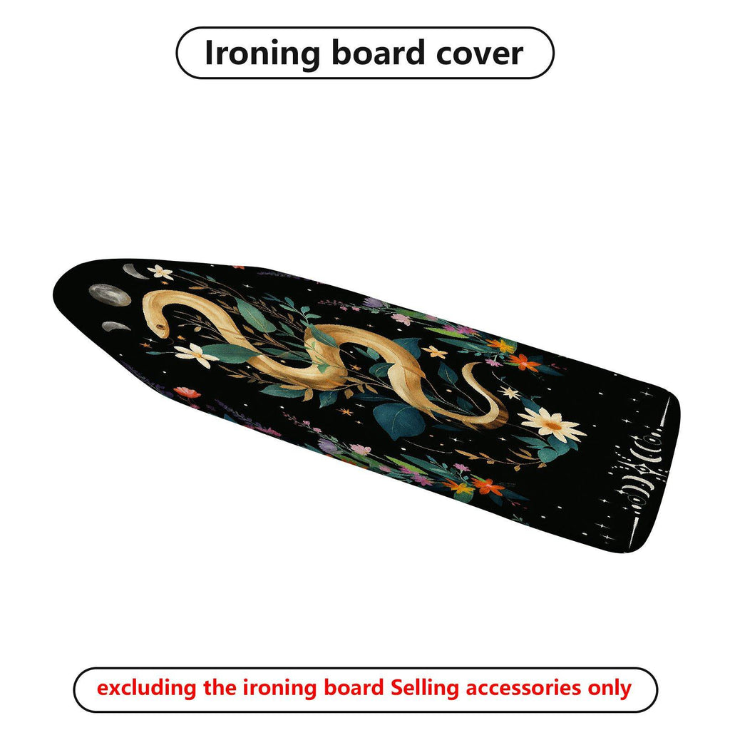 1-Piece Floral Snake Starry  Ironing Board Cover, Universal Size, Without Board