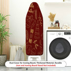 1-Piece Christmas Holiday Winter  Ironing Board Cover, Universal Size, Without Board