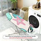 1-Piece Shell Starfish Ocean  Ironing Board Cover, Universal Size, Without Board