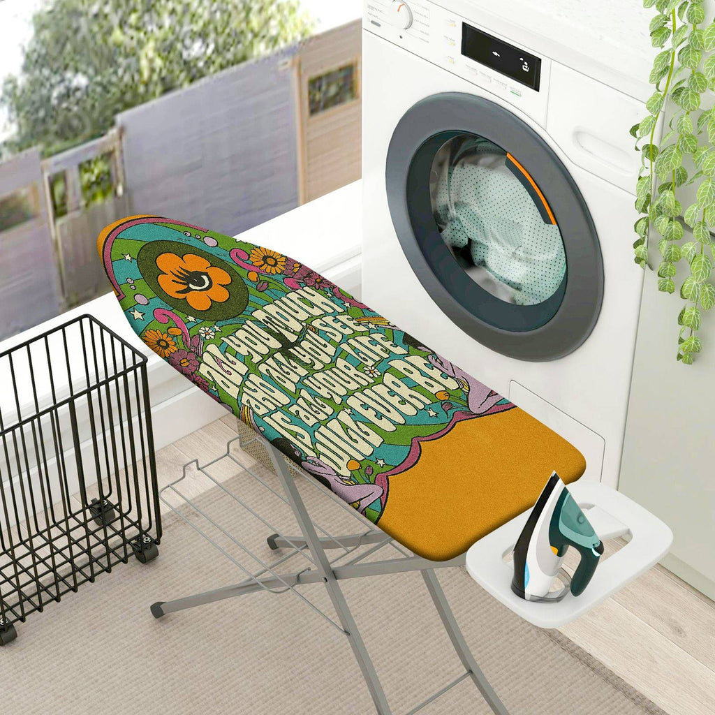 1-Piece Floral Colorful Retro  Ironing Board Cover, Universal Size, Without Board