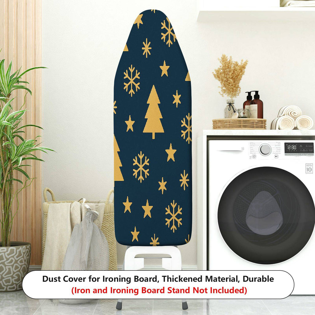 1-Piece Christmas Tree Snowflake Star  Ironing Board Cover, Universal Size, Without Board
