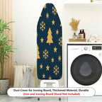 1-Piece Christmas Tree Snowflake Star  Ironing Board Cover, Universal Size, Without Board