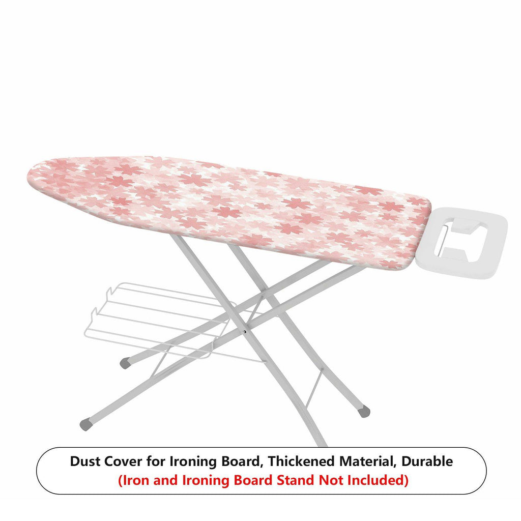 1-Piece Floral Pattern Pink Star  Ironing Board Cover, Universal Size, Without Board