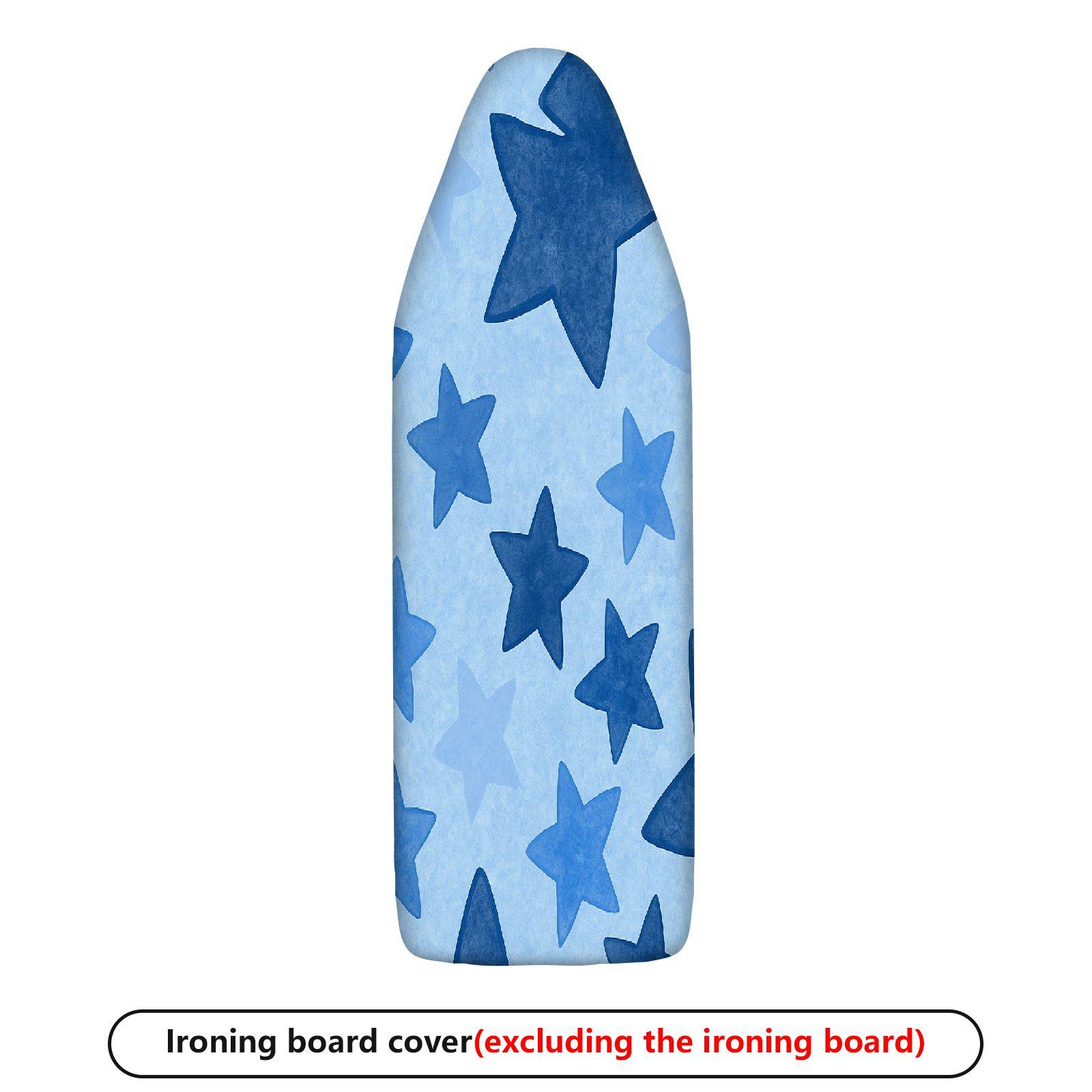 1-Piece Star Pattern Blue Theme Laundry  Ironing Board Cover, Universal Size, Without Board