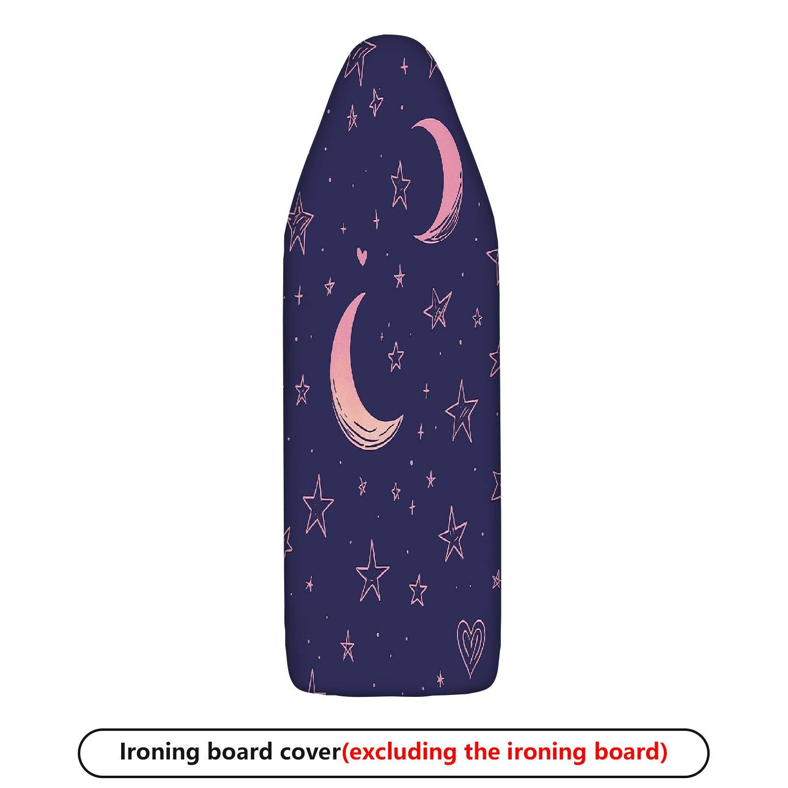1-Piece Moon Star Heart  Ironing Board Cover, Universal Size, Without Board