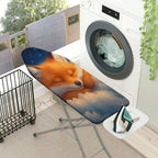 1-Piece Sleepy Fox Starry  Ironing Board Cover, Universal Size, Without Board