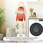 1-Piece Christmas Sweater Holly Decorative  Ironing Board Cover, Universal Size, Without Board