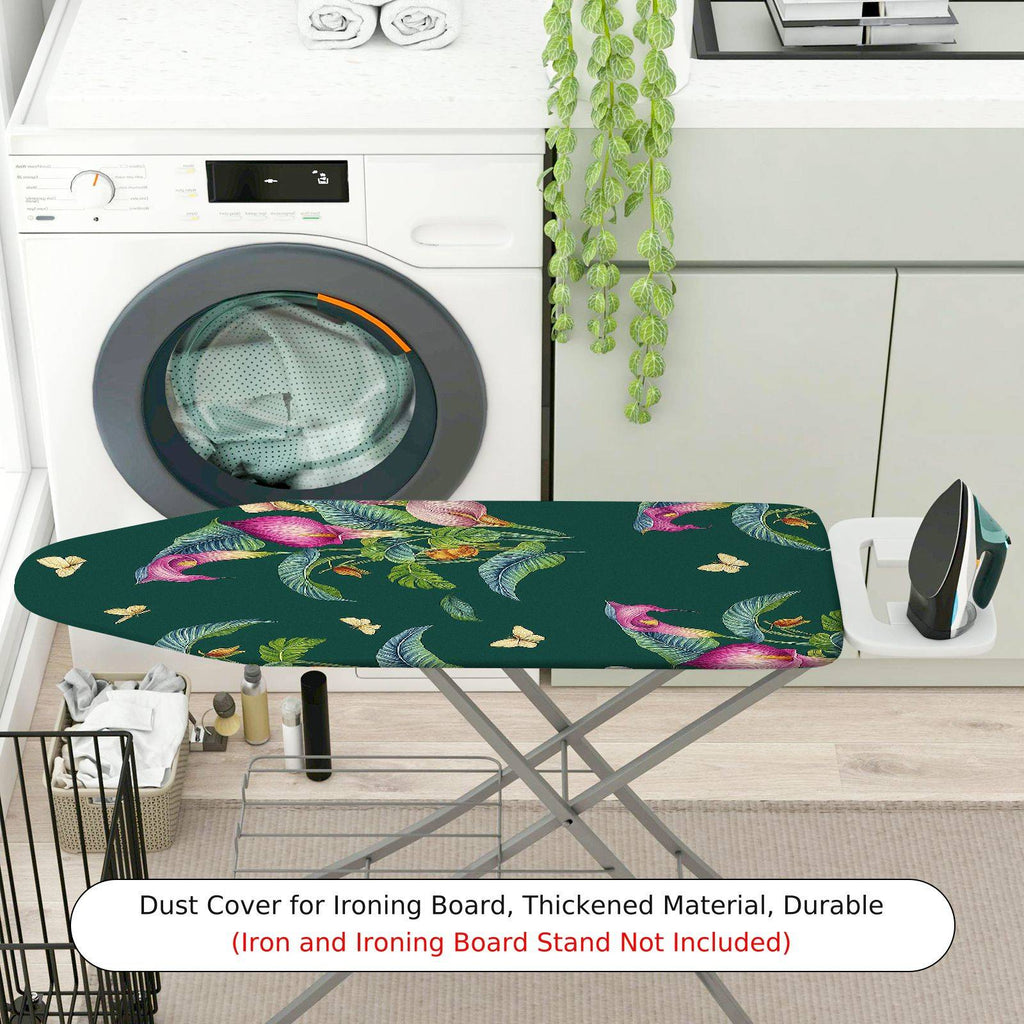 1-Piece Floral Tropical Nature  Ironing Board Cover, Universal Size, Without Board