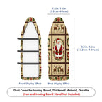 1-Piece Christmas Santa Reindeer  Ironing Board Cover, Universal Size, Without Board