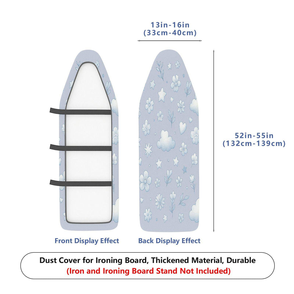 1-Piece Floral Cloud Star  Ironing Board Cover, Universal Size, Without Board