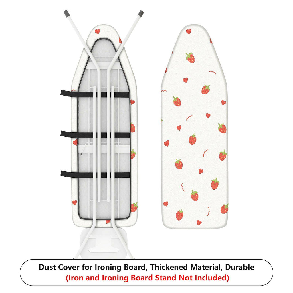 1-Piece Strawberry Heart Pattern Cute  Ironing Board Cover, Universal Size, Without Board