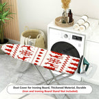 1-Piece Christmas Reindeer Snowflake  Ironing Board Cover, Universal Size, Without Board