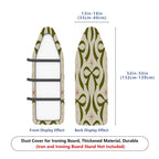 1-Piece Green Bow Star Pattern Decorative  Ironing Board Cover, Universal Size, Without Board