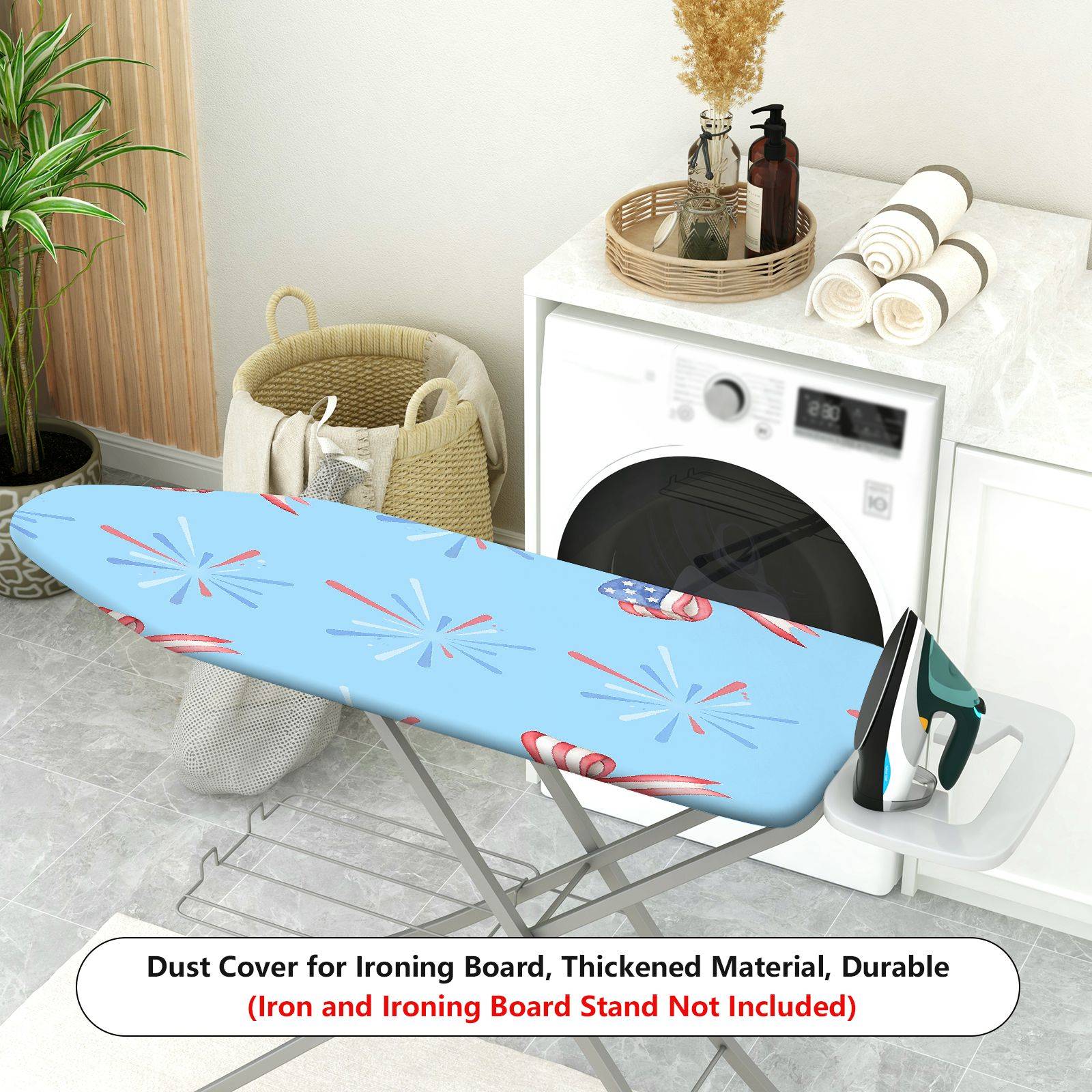 1-Piece USA flag star stripe pattern  Ironing Board Cover, Universal Size, Without Board