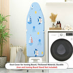1-Piece Sea Fish Boat Star  Ironing Board Cover, Universal Size, Without Board