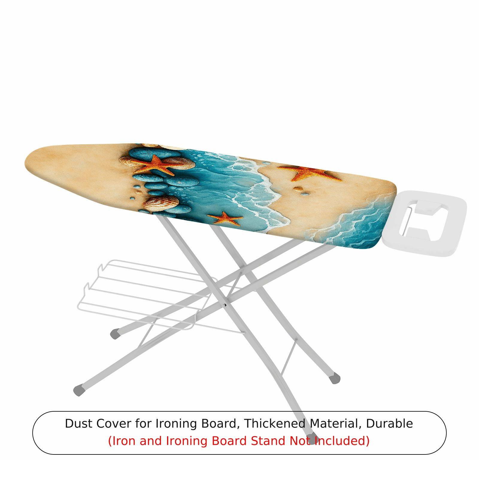 1-Piece Starfish Ocean Beach  Ironing Board Cover, Universal Size, Without Board