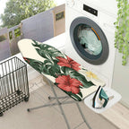 1-Piece Tropical Floral Hibiscus  Ironing Board Cover, Universal Size, Without Board