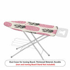 1-Piece Pink Pineapple Tropical Fruit Pattern  Ironing Board Cover, Universal Size, Without Board