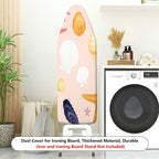 1-Piece Seashell Starfish Ocean  Ironing Board Cover, Universal Size, Without Board