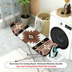 1-Piece Aztec Retro Geometric  Ironing Board Cover, Universal Size, Without Board