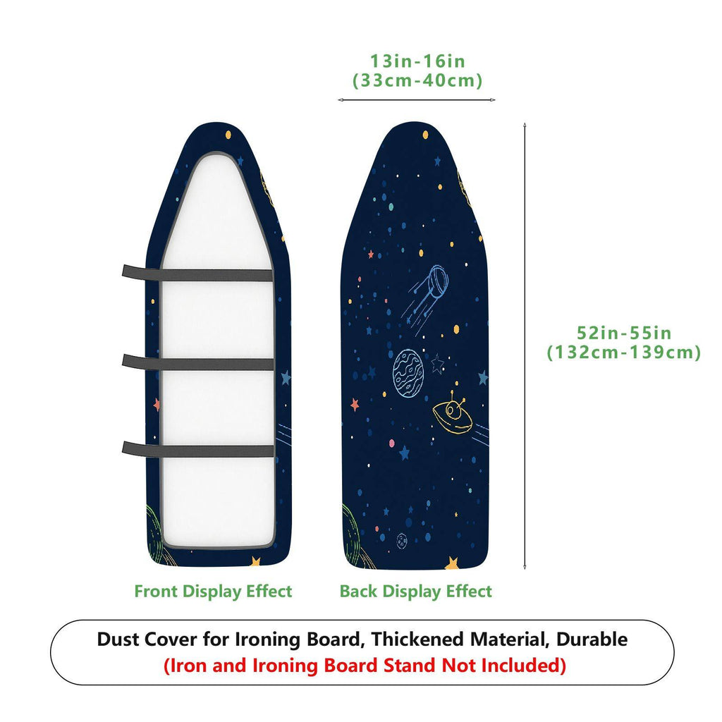 1-Piece Space Galaxy Stars  Ironing Board Cover, Universal Size, Without Board