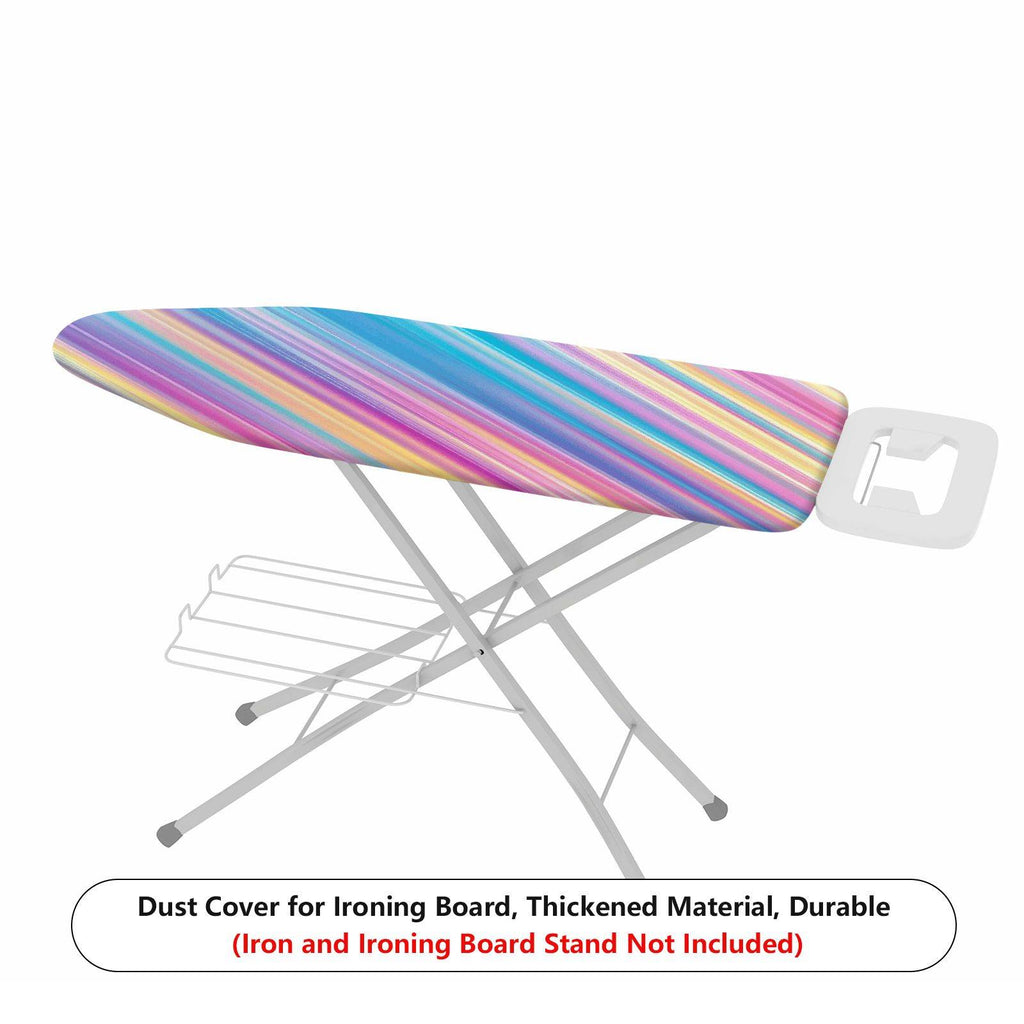 1-Piece Colorful Striped Vibrant  Ironing Board Cover, Universal Size, Without Board