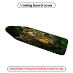 1-Piece Jungle Tiger Animal Artwork  Ironing Board Cover, Universal Size, Without Board