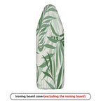 1-Piece Green Leaf Tropical Forest Nature  Ironing Board Cover, Universal Size, Without Board