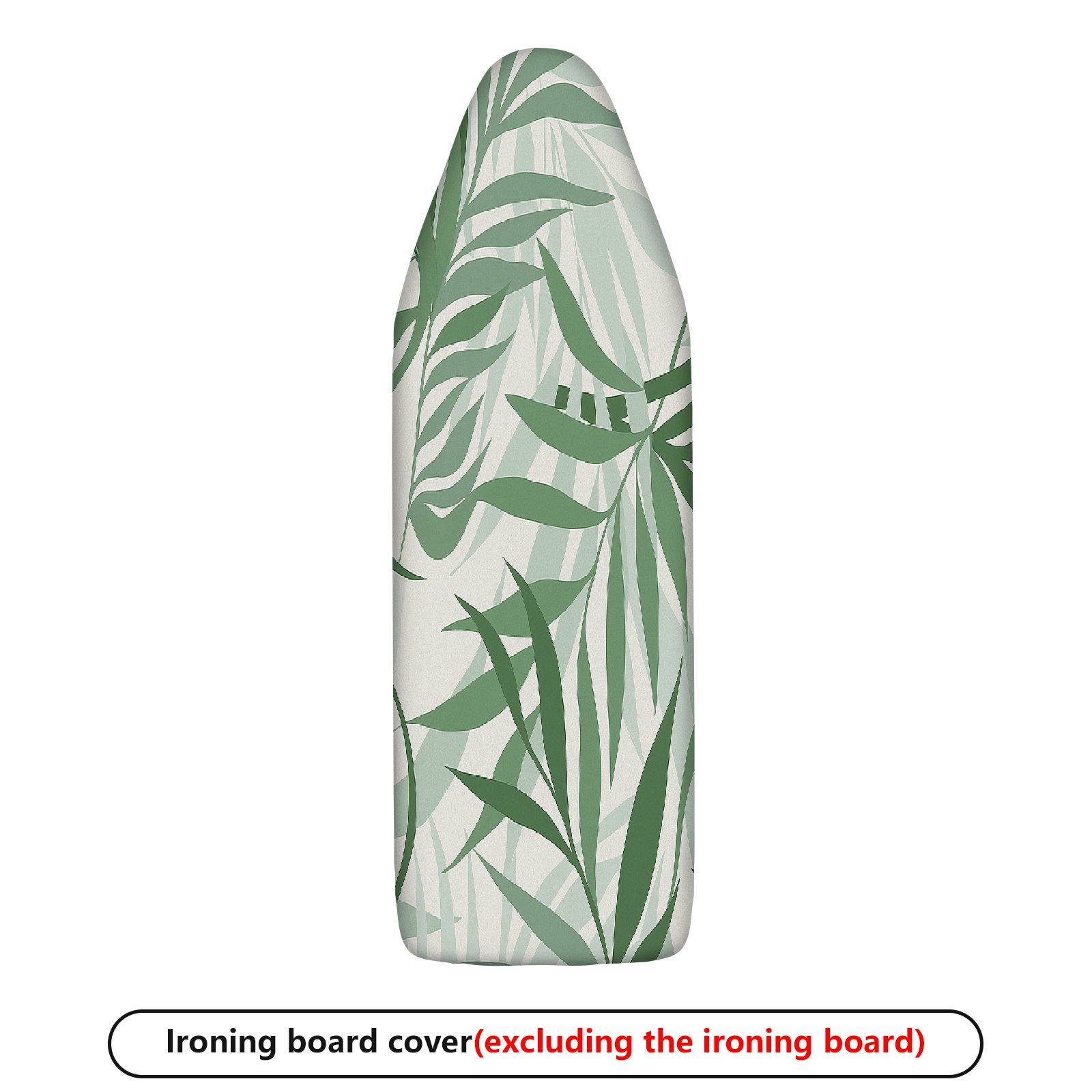 1-Piece Green Leaf Tropical Forest Nature  Ironing Board Cover, Universal Size, Without Board