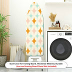 1-Piece Geometric Pattern Retro Style Pastel Colors  Ironing Board Cover, Universal Size, Without Board