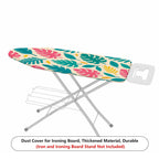 1-Piece Tropical Leaf Pattern  Ironing Board Cover, Universal Size, Without Board