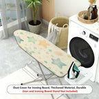 1-Piece Star Pattern Pastel Colored Decorative  Ironing Board Cover, Universal Size, Without Board