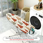 1-Piece Festive Christmas Tree Winter  Ironing Board Cover, Universal Size, Without Board