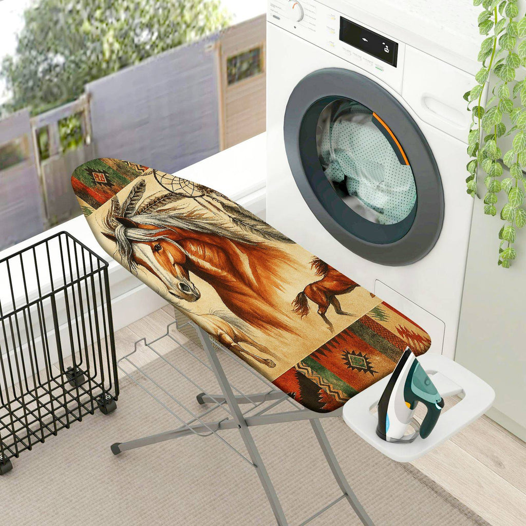 1-Piece Horse Feather Dreamcatcher  Ironing Board Cover, Universal Size, Without Board