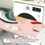 1-Piece Christmas Gingerbread Heart  Ironing Board Cover, Universal Size, Without Board