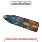 1-Piece Abstract Galaxy Stars Moon  Ironing Board Cover, Universal Size, Without Board