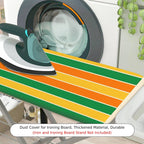 1-Piece Colorful Vibrant Striped  Ironing Board Cover, Universal Size, Without Board