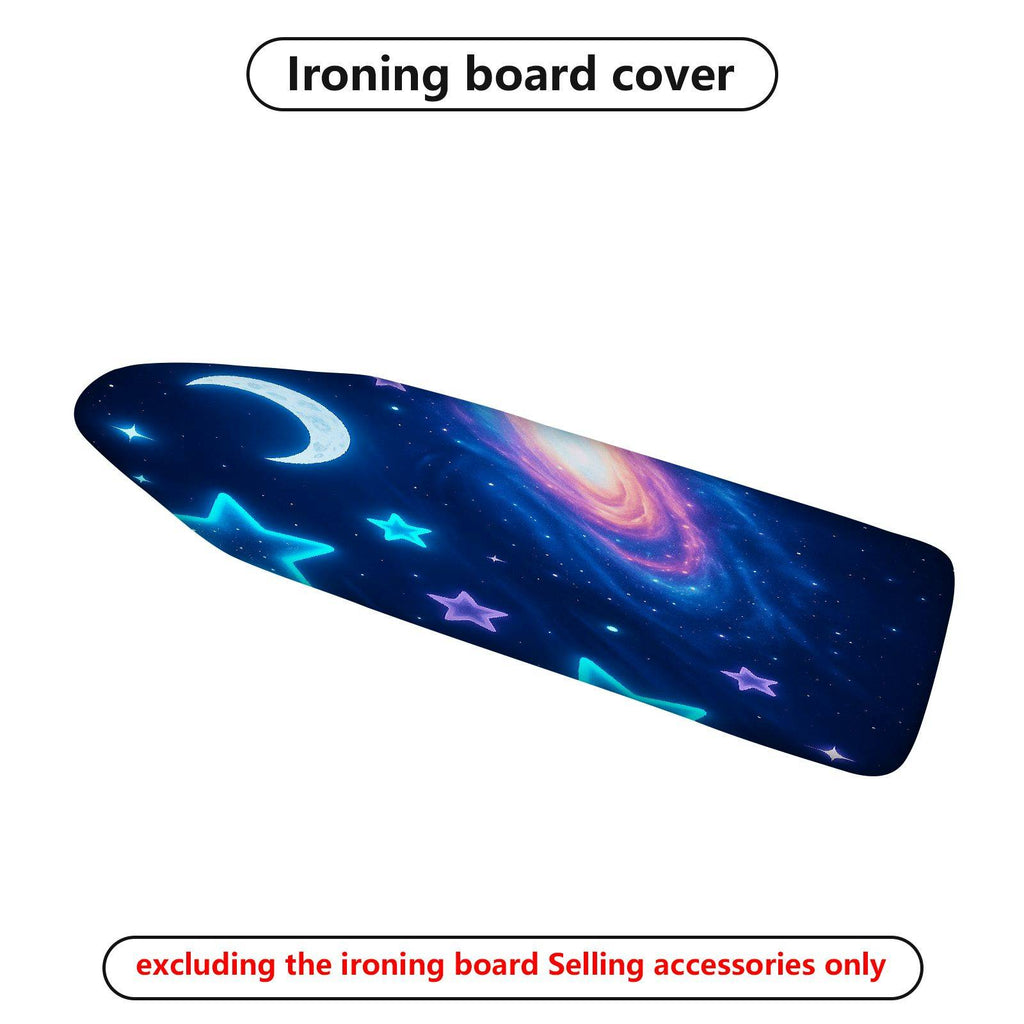 1-Piece Galaxy Stars Moon  Ironing Board Cover, Universal Size, Without Board
