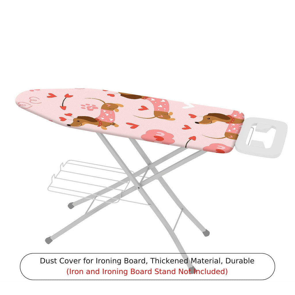 1-Piece Dog Heart Love  Ironing Board Cover, Universal Size, Without Board