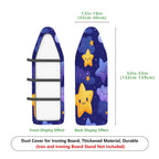 1-Piece Starry Night  Cloud  Ironing Board Cover, Universal Size, Without Board