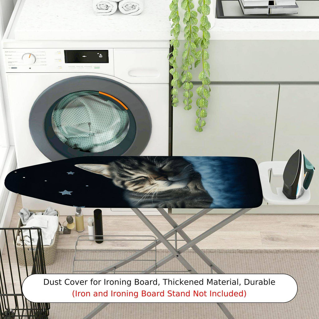 1-Piece Cat Night Star  Ironing Board Cover, Universal Size, Without Board